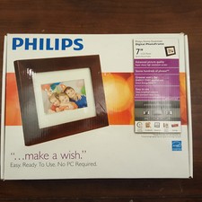 Philips 7" LCD Digital Photo Frame SPF3470T/G7 128 MB Display Home Essentials