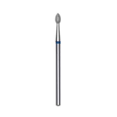 Staleks diamond nail drill bit, pointed bud, blue head 2.5mm/4.5mm -FA60B025/4.5