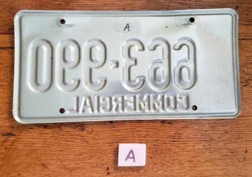 Maine Commercial License Plate Chickadee Design 663-990 Collector Decor A - Picture 2 of 2