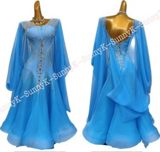 Handmade Dance Dress/Standard Ballroom Competition Dress smooth Waltz Tango