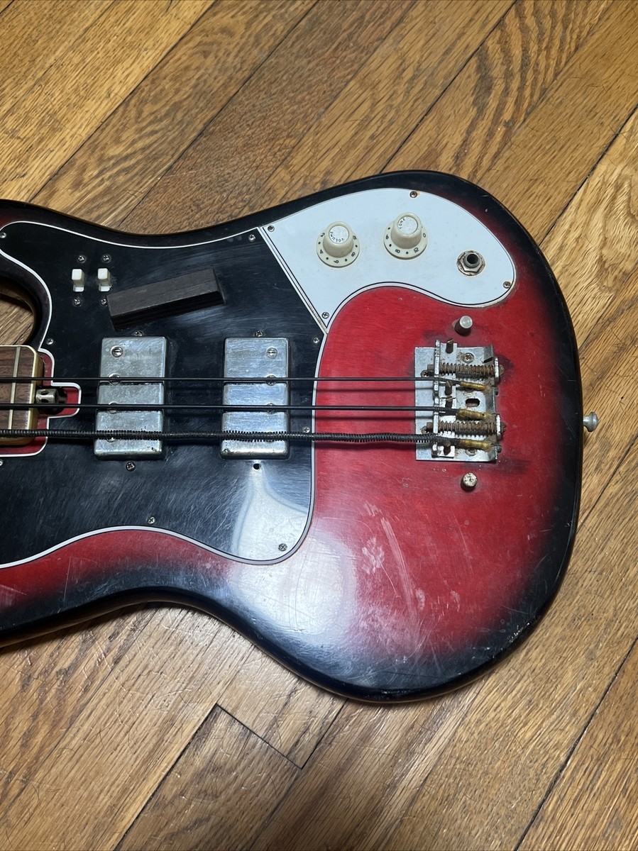 TEISCO （テスコ）BR-1 VINTAGE 1960s BASS 【レア】 60's Teisco Bass BR-1 – Moze Guitars