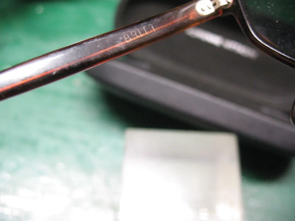 GAFAS DE SOL BAUSCH & LOMB BRITT MARRÓN CAPARAZÓN DE TORTUGA MARCOS OCTOGONALES DE COLECCIÓN. CANADÁ Foto 4 de 4