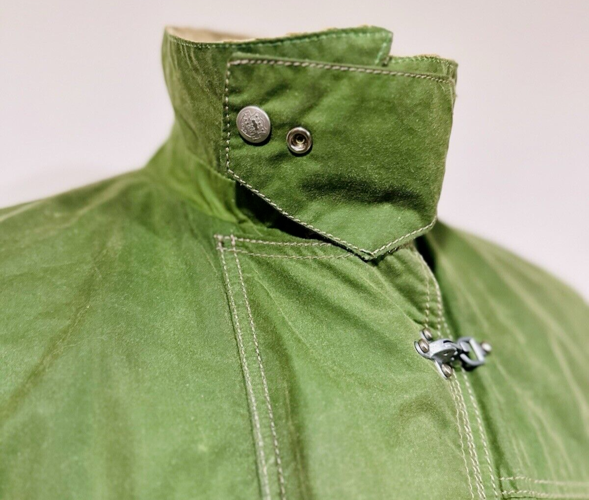 Nigel Cabourn Waxed Cotton Fisherman Jacket Fireman Coat Nigel Cabourn Waxed Cotton Fisherman Jacket Fireman Coat