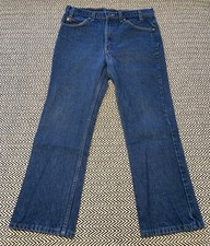 Vintage Levi Strauss Levi  s 517 USA MADE Denim Orange Tab Jeans MENS 33x27