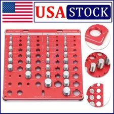 Standard and Metric Nut & Bolt 34 Thread Checker Bolt and Nut Identifier Gauge~