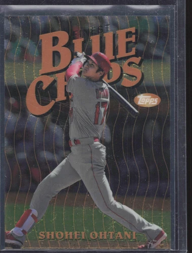 2019 Topps Finest - Finest Blue Chips Shohei Ohtani #FBCSO Los Angeles Angels