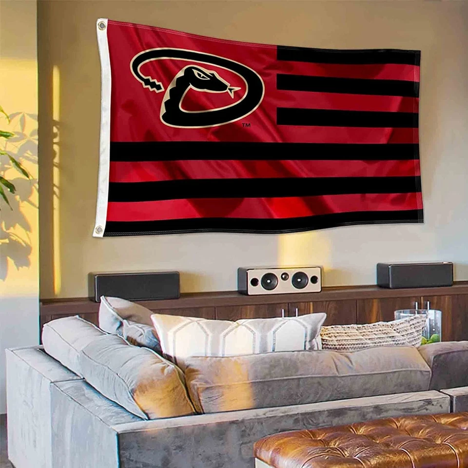 Arizona Diamondbacks 3x5 ft Flag Banner MLB Baseball Champions Free Shipping - Image 4 of 4