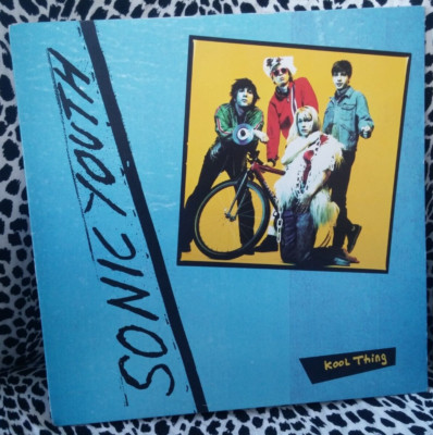 SONIC YOUTH LP KOOL THING 12'' EP 1990 GOO PUNK INDIE ROCK NOISE RARE BLACK FLAG