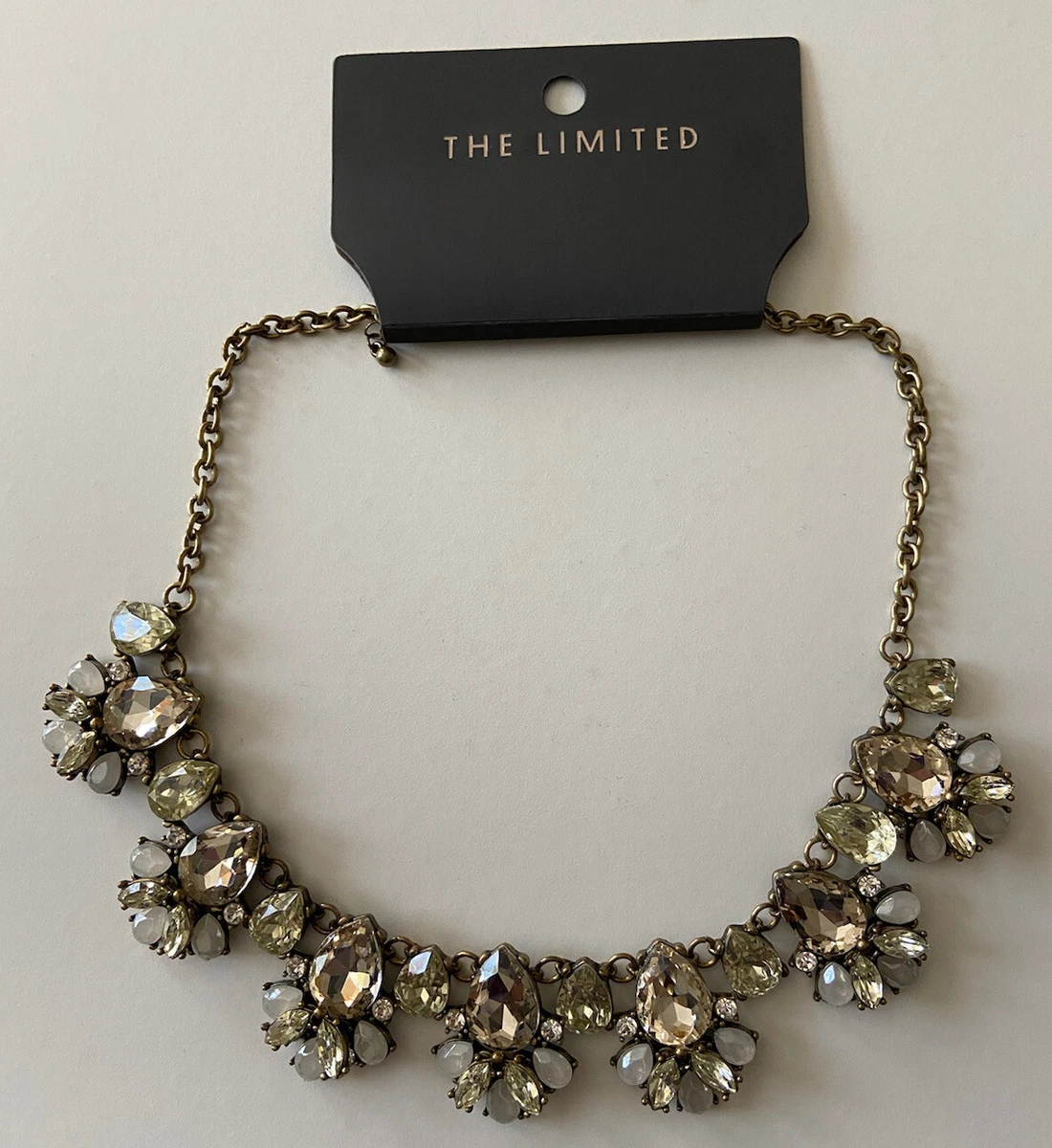 Rhinestone statement necklace sale