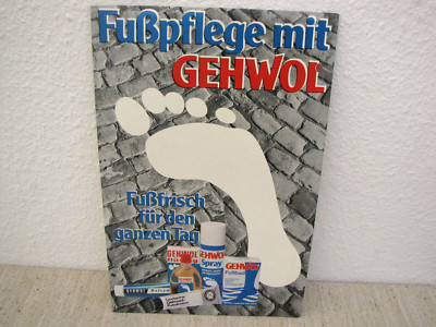 Gewohl Reklame Aufsteller Werbung Werbeschilder Pappe 50er / 60er Jahre