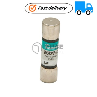 10PCS New Bussmann BAF-12 12A 250V FAST-ACTING Fuse