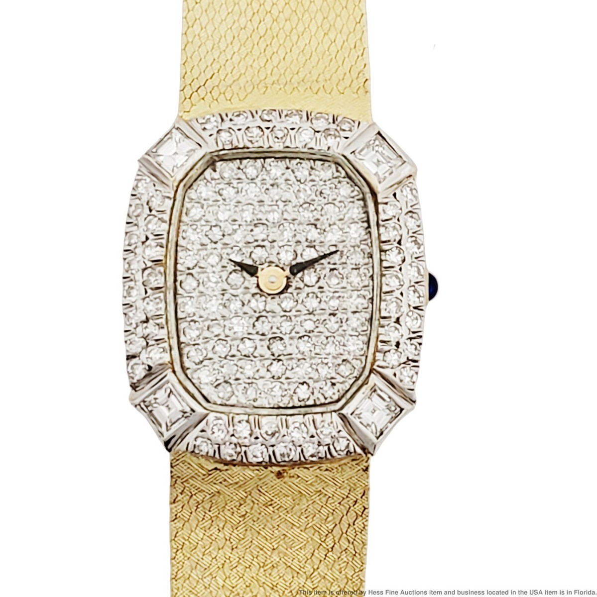 Lucien Piccard 14k Gold Diamond Ladies Vintage Watch Box | eBay display picture 3
