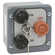 MMTC 3BXL Lock out Control Station Gate Openers Open/Close/Stop Keyed Nema 4 UL