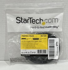 StarTech 6FT USB To Parallel Printer Adapter Cable 1CUSB1284 Centronics Male