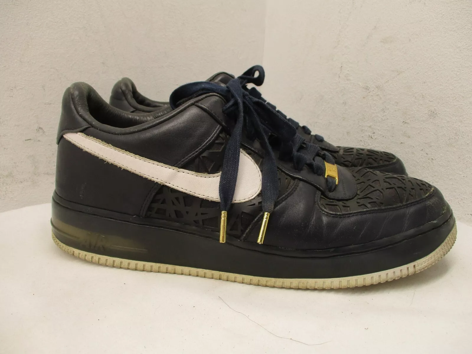 Baskets Nike homme Air Force 1 Max Supreme Birds Nest 318772 411 bleu taille 12