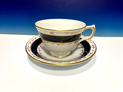 Sutherland ''H & M  Cup&Saucer Floral Design with Gold Trim