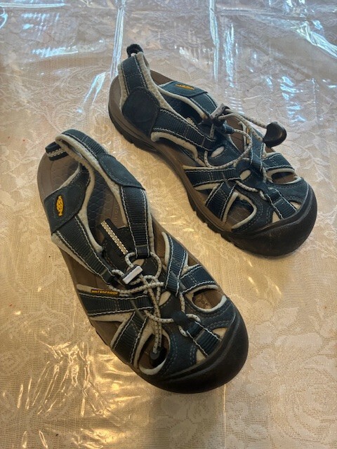 Sandali Keen donna 8 5 escursionismo pescatore blu comodi bassi