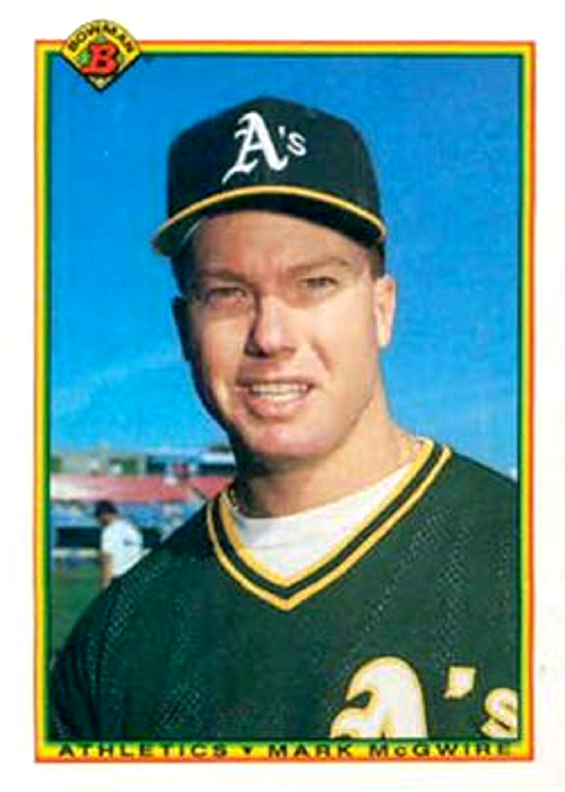 1990 Bowman #454 Mark McGwire Oakland Athletics