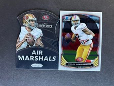 Colin Kaepernick 2-card lot '14 Bowman Chrome+'15 Prizm Air Marshals-ships PWE!