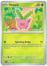 Pokémon: Pokemon Paldea Evolved Set, Hoppip Card, No. 1