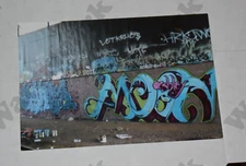 Los Angeles Area GRAFFITI urban street art mural  VINTAGE PHOTOGRAPH  Bu59