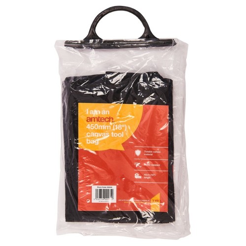 450Mm 18" Canvas Tool Or Kit Bag Water Resistant Zip Wc36 N0200 - Picture 2 of 3