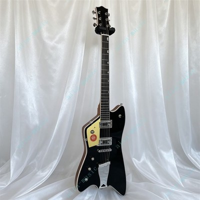 Solid Electric Guitar Left-Handed Bone Nut Stainless Rounded Fret Edge Black