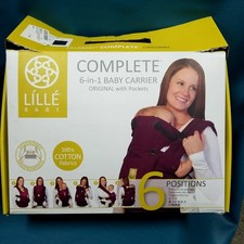 L LL  Baby Complete 6-in-1 Baby Carrier Black