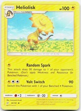 Heliolisk 50/181 Uncommon Team Up Pokemon Lightly Played
