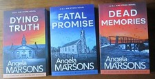 Detective Kim Stone Series 8-10 3 Books Set By Angela Marsons Dying Truth ++