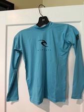 rip curl wet suit brand long sleeve top kids size 10