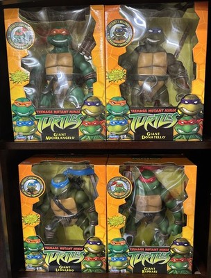 2003 Playmates TMNT Giant 12in Figures Set of 4 In Box Ninja
