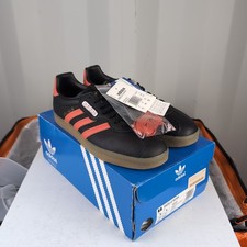 Image of *RARE* UK 8 - adidas Gazelle Super Black Red mens Trainers Originals 2018 CQ2797