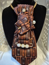 Women Custom Neck Tie, Handmade Necklace