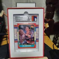 Kiki Vandeweghe 1986-87 autographed card