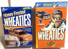 Lot 2 Dale Earnhardt Wheaties Honey Frosted Wheaties Cereal Box 1997 2010 #3 Car