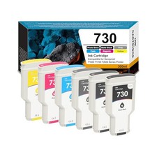730 Ink Cartridge 300ml 6Pack P2V68A P2V69A P2V70A P2V71A P2V72A P2V73A Ink C...