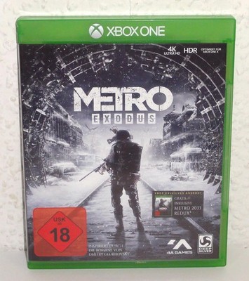 Xbox One + Series X|S Spiel Metro Exodus Uncut USK18 komplett mit Poster