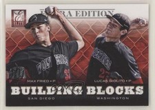 2012 Elite Extra Edition Building Blocks Dual Lucas Giolito Max Fried #3 tj0