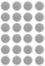 24 Rockville CCL6T White 70V 6" Commercial Ceiling Speakers 4 Restaurant/Office