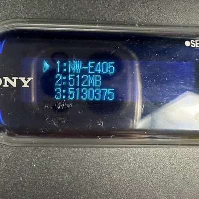 SONY NW-E405 Net Work Walkman 512 MB Blue Fully Tested Working | eBay