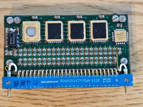 Rare Milspec Hyperstac AMD UV Gold EPROM Board 841103ZC SNJ54HC NAND Logic IC