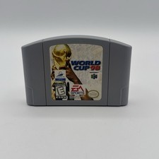 World Cup 98 Soccer (Nintendo 64, 1998 N64) Game Only - Authentic - Tested