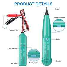 MAYILON MS6812 Portable Telephone Wire Tracer For LAN Network Cable Tester New↑