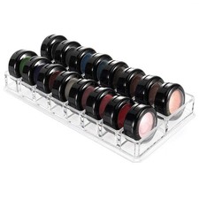 Acrylic Eyeshadow Organizer, Makeup Drawer Organizer 16 Slots Cosmetic Makeup...
