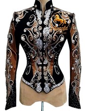 Chaqueta/abrigo Western Show para mujer espectáculos ecuestres y ropa de equitación