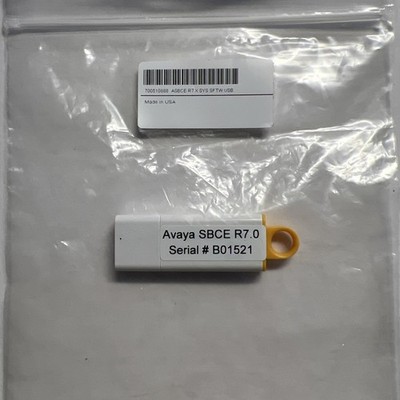 Avaya ASBCE R7 System Software USB PN 700510888