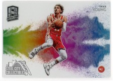 Trae Young 2022-23 Panini Spectra Color Blast Prizm Card #18