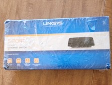 Linksys 5-Port Gigabit Ethernet Switch Model SE2500 New In Box Sealed