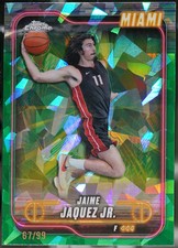 2024-25 Topps Chrome Sapphire - Green Sapphire #36 Jaime Jaquez Jr. NM